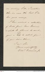 Nachlass Franz Steindachner, Brief von Edward Gerrard (junior) an Franz Steindachner (20.03.1882), Inv.Nr. 156.12, Seite 2